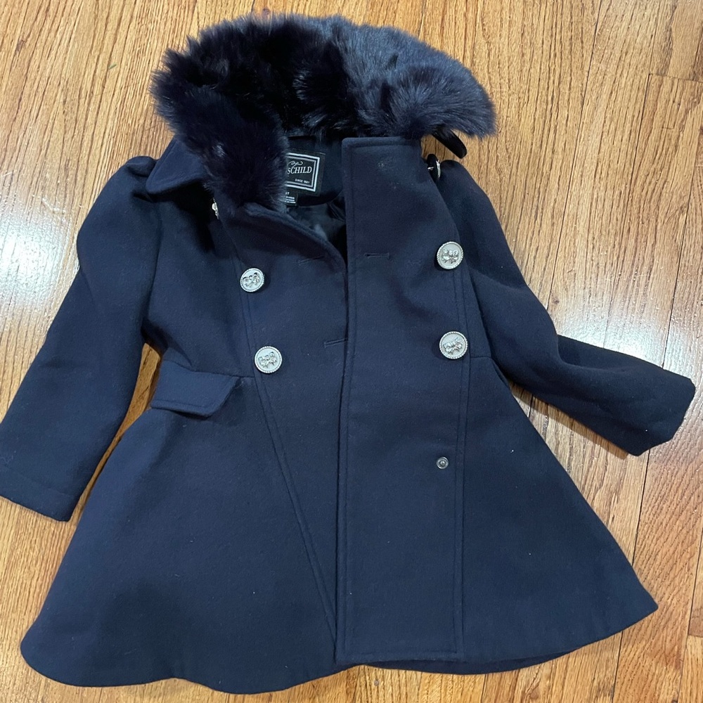 Rothschild navy pea coat